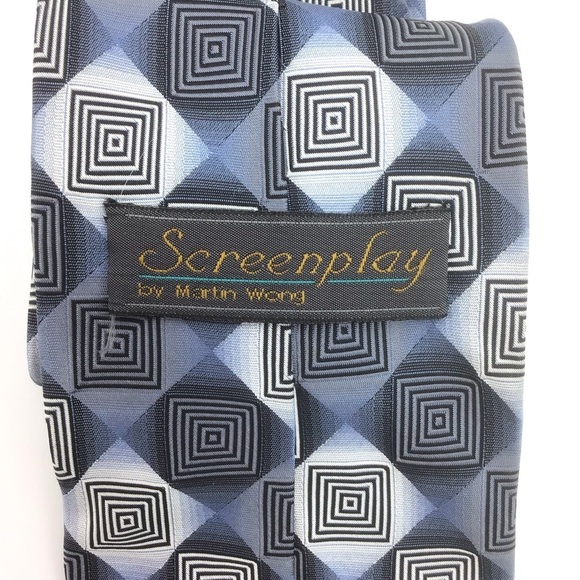 🌷Silk Tie by Martin Wong - Picture 2 of 4